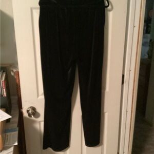 Black Velvet Women's Pants